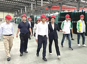 Jin Guoqiang, deputy director of the United Front Work Department of the Suzhou Municipal Committee and Secretary of the Party Leadership Group of the Municipal Overseas Chinese Federation, came to our city for investigation